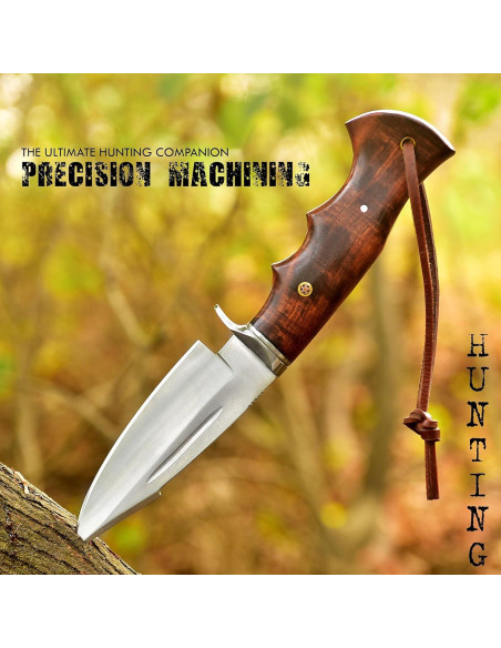 Cuchillo de Caza Poshland TR-101 - Hoja Acero D2 12.7 cm