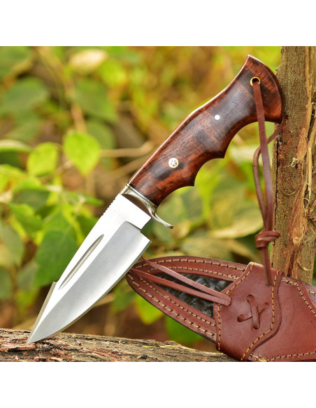 Cuchillo de Caza Poshland TR-101 - Hoja Acero D2 12.7 cm