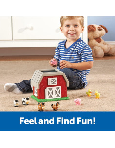 Learning Resources Esconde-Y-Ve Moo Juguete Granja 9 Piezas 2