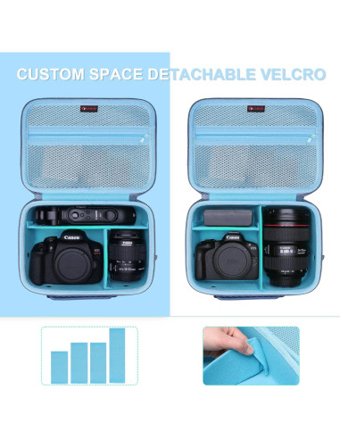 Funda Dura XANAD para Cámaras Sony Alpha y Canon - Azul