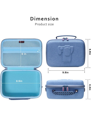 Funda Dura XANAD para Cámaras Sony Alpha y Canon - Azul