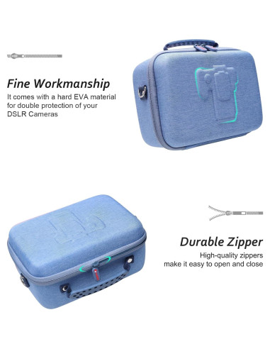 Funda Dura XANAD para Cámaras Sony Alpha y Canon - Azul