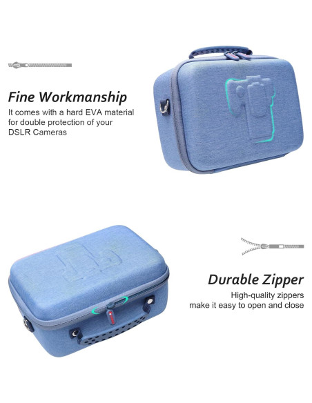 Funda Dura XANAD para Cámaras Sony Alpha y Canon - Azul