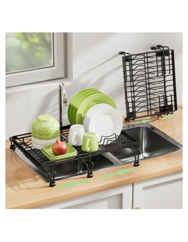 Estante Expandible para Secar Platos BBXTYLY Ajustable 28-48 cm