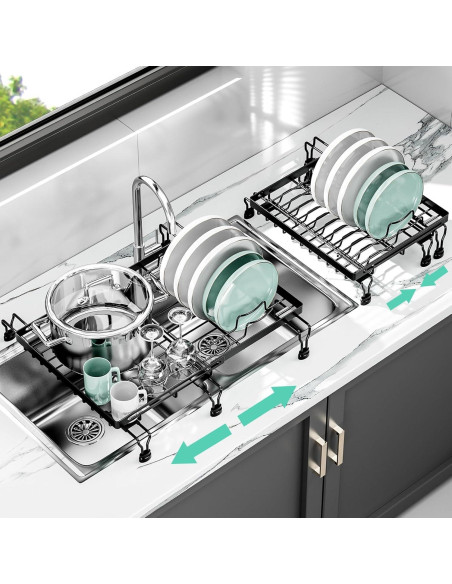 Estante Expandible para Secar Platos BBXTYLY Ajustable 28-48 cm