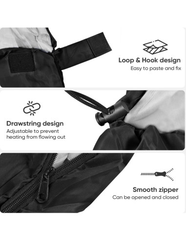 Saco de Dormir OBTANIM Impermeable 4 Estaciones 210x76cm