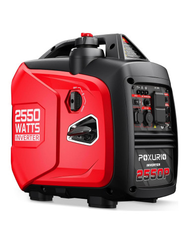 Generador Inversor POXURIO 2550W Gasolina Super Silencioso