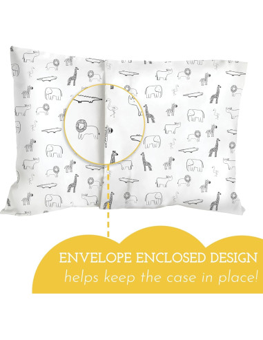 Funda de Almohada Hipoalergénica Little Sleepy Head 33x46 cm