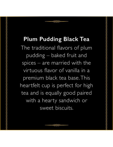 Té Negro Pudding de Ciruela - La República del Té - 36 Bolsitas