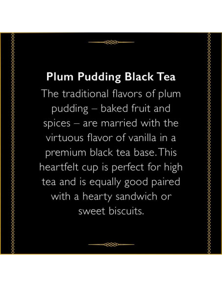 Té Negro Pudding de Ciruela - La República del Té - 36 Bolsitas