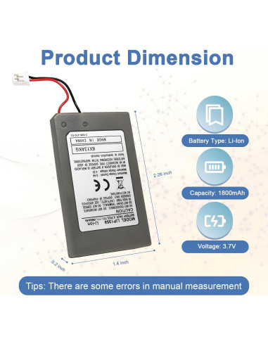 Baterías LIP1359 para Controlador PS3 Sony Dualshock 3 - 2 Piezas