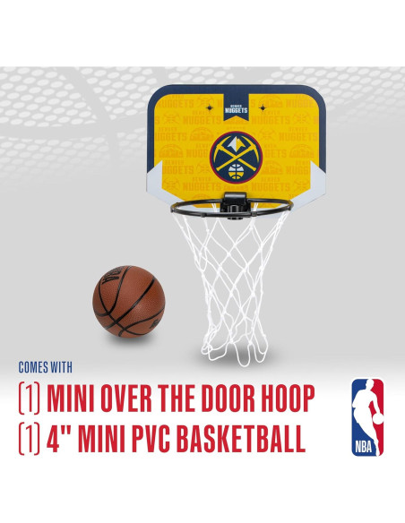 Aro de Baloncesto Mini Franklin Sports NBA Denver Nuggets