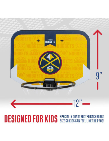 Aro de Baloncesto Mini Franklin Sports NBA Denver Nuggets