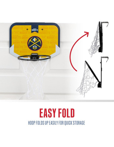 Aro de Baloncesto Mini Franklin Sports NBA Denver Nuggets