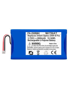 Batería de Reemplazo LP 2800mAh 3.7V para Monitor Infant Optics DXR-8 Pro