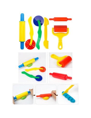 Juego de Herramientas de Plastilina Pecopcock 69 Piezas