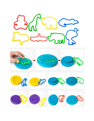 Juego de Herramientas de Plastilina Pecopcock 69 Piezas