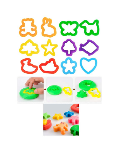 Juego de Herramientas de Plastilina Pecopcock 69 Piezas