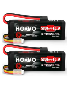 Batería LiPo HOOVO 11.1V 5200mAh 60C para RC