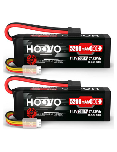 Batería LiPo HOOVO 11.1V 5200mAh 60C para RC