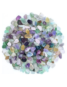 Keedolla Chips de Fluorita Pulidos 1.43 kg para Acuarios