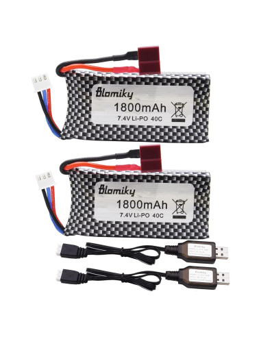 Batería Li-Po 7.4V 1800mAh Blomiky para Coches RC 1:10