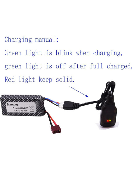 Batería Li-Po 7.4V 1800mAh Blomiky para Coches RC 1:10