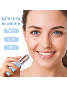 Afeitadora Eléctrica Facial para Mujeres Tuokiy T1-3HB con 3 Cabezas 2