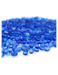 Gravilla de Vidrio Keedolla 0.42 kg Azul Marino para Acuario