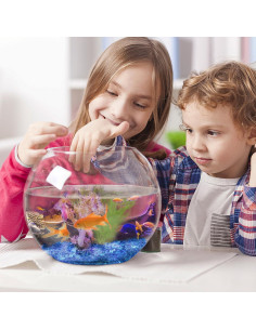 Gravilla de Vidrio Keedolla 0.42 kg Azul Marino para Acuario 2