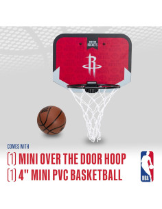 Aro de Baloncesto Mini Franklin Sports NBA Houston Rockets 2