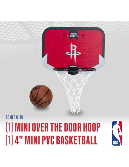 Aro de Baloncesto Mini Franklin Sports NBA Houston Rockets