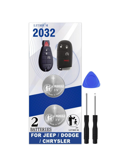 Batería de Reemplazo CR2032 para Llave Jeep Dodge Chrysler
