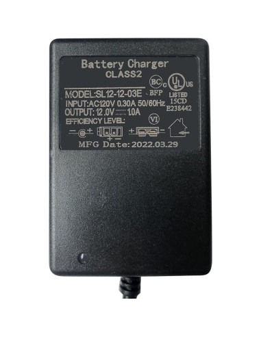 Cargador 12V SL-ELECTRONIC para Coches Eléctricos Infantiles
