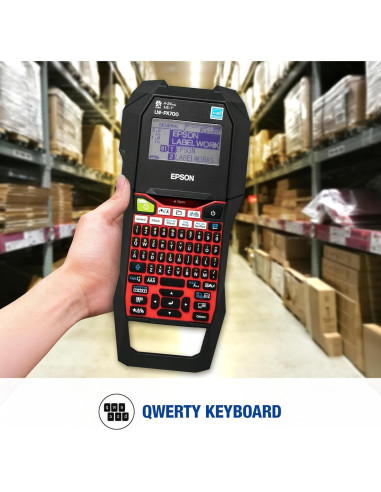 Impresora de Etiquetas Portátil Epson LABELWORKS LW-PX700 - Kit Completo