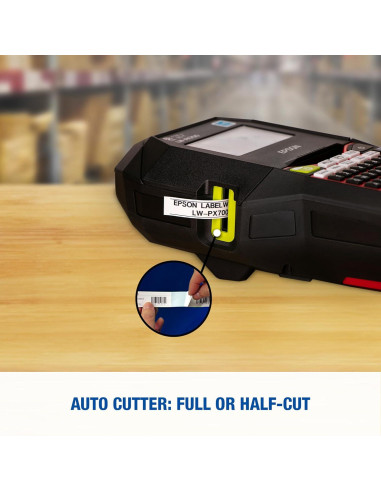 Impresora de Etiquetas Portátil Epson LABELWORKS LW-PX700 - Kit Completo