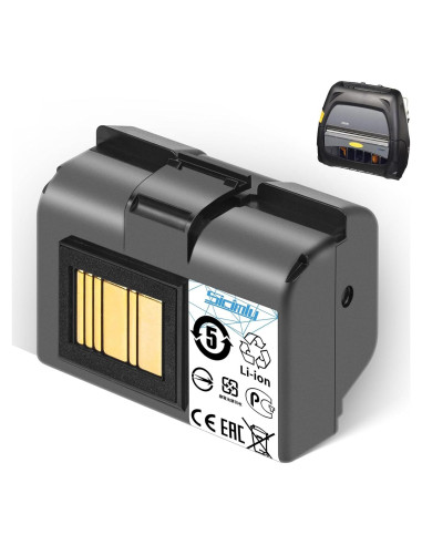 Batería de Reemplazo 6800mAh para Impresoras Zebra ZQ520 ZQ620