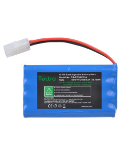 Batería Recargable NiMH Tectra 9.6V 2100mAh para Coche RC