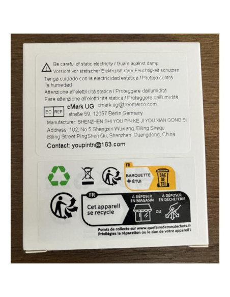 UPS HAT Iunius para Raspberry Pi Zero 5V Energía Estable