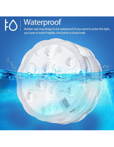 Luces de Barco Inalámbricas LED RGB Shangyuan 2 Pcs