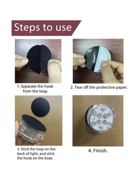 Luces de Barco Inalámbricas LED RGB Shangyuan 2 Pcs