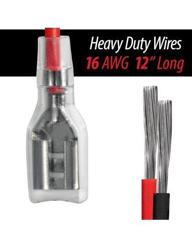 Conectores de Terminal de Batería SLA KASSupply F2 6.3mm 6 Piezas