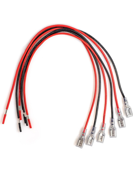 Conectores de Terminal de Batería SLA KASSupply F2 6.3mm 6 Piezas