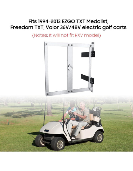 Bandeja de Batería Aluminio 10L0L para EZGO TXT 1994-2013