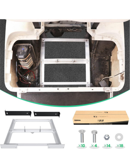 Bandeja de Batería Aluminio 10L0L para EZGO TXT 1994-2013