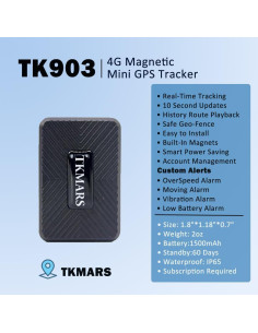 Mini Rastreador GPS 4G TKMARS para Vehículos y Mascotas 2