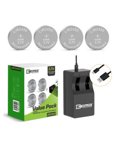 Batería recargable EEMB LIR2450 3.7V 120mAh 5.3g