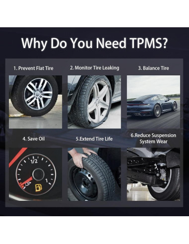 Sensor TPMS Marsflex PMV-107J 4 Pcs Compatible Toyota Lexus