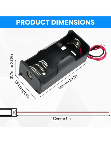 Soporte de Batería C SDTC Tech 2-Pack con Cables 15 cm