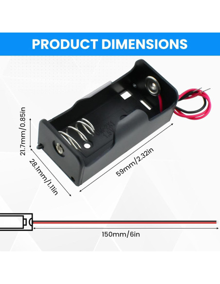 Soporte de Batería C SDTC Tech 2-Pack con Cables 15 cm